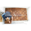 Revestimento em madeira de interligação 300 * 300 * 19 mm - Azulejos de garagem ao ar livre